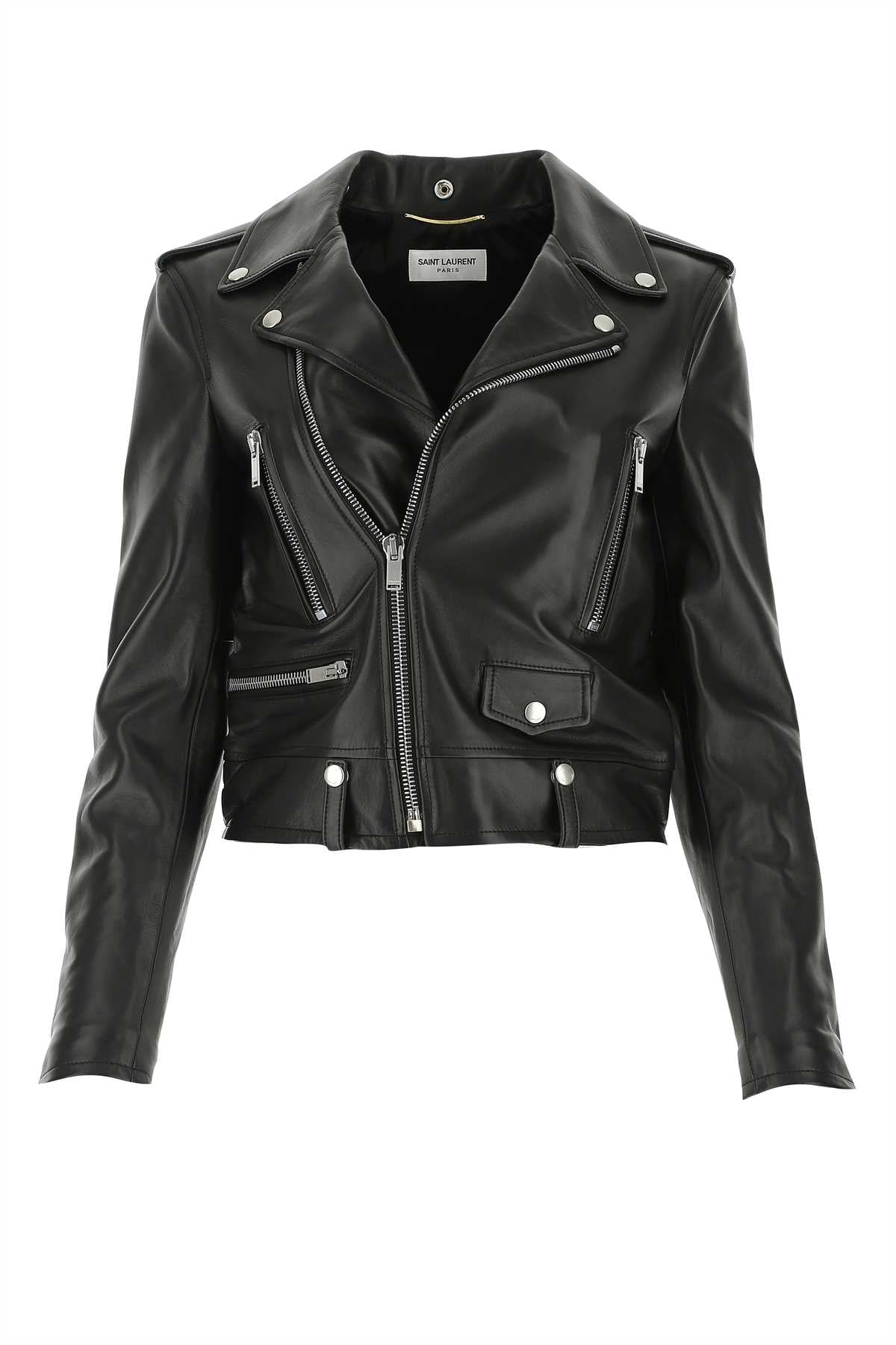 Saint Laurent Nappa Leather Jacket — Black