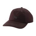 Y-3 KW9675 Synthetic Baseball Cap — Burgundy