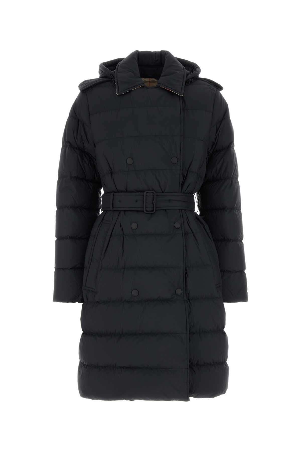 Burberry Nylon Down Down Jacket — Black