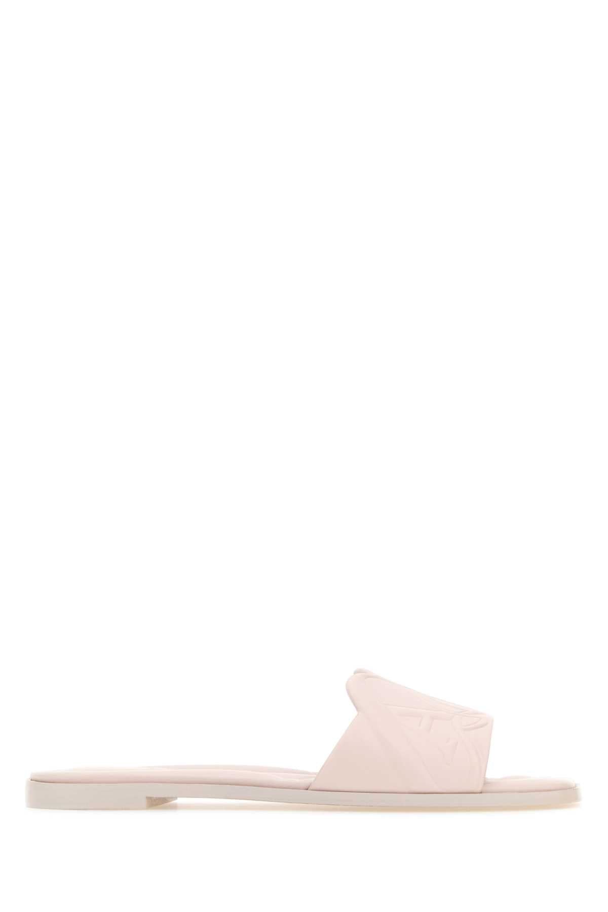 Alexander McQueen Stringate Slipper — Pink