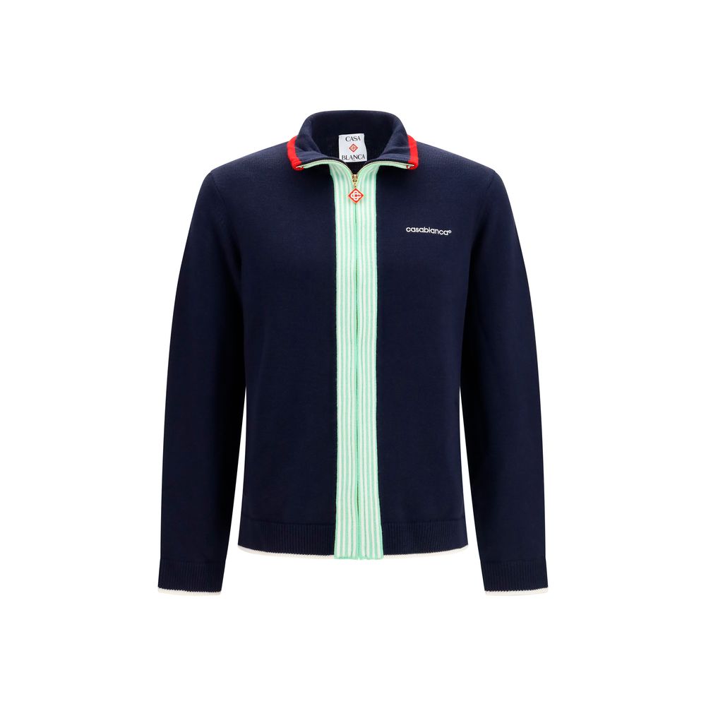 Casablanca Aries Cardigan — Navy