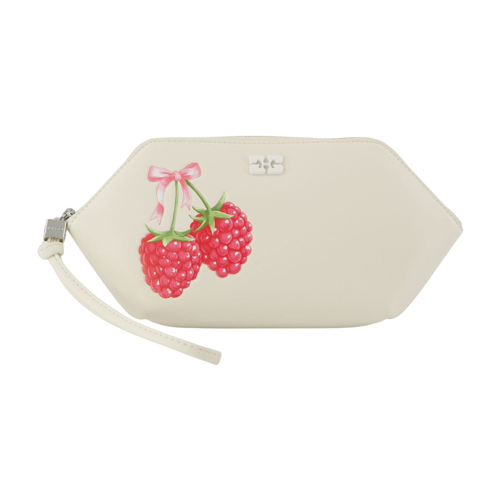 Ganni Bou Clutch — White