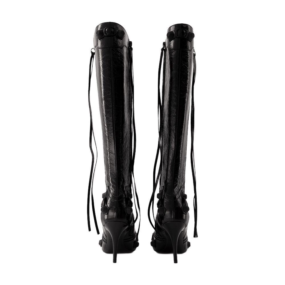 Balenciaga Cagole H90 Boots — Black