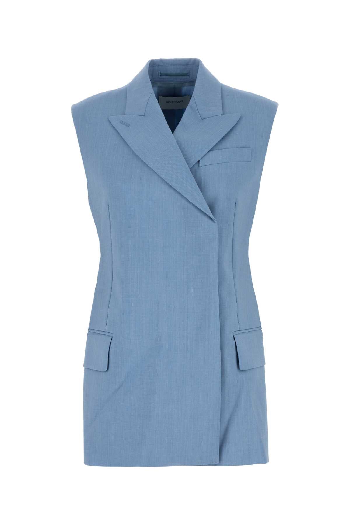 Sportmax Ilex Vest — Blue