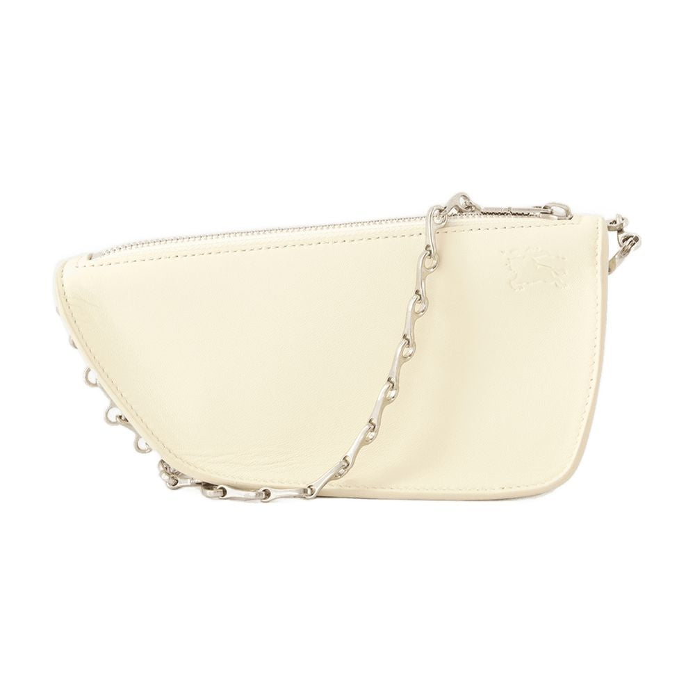 Burberry Shield Wallet — Beige