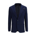 Brioni Silk Jersey Blazer — Navy