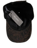 Dolce & Gabbana HAT10051 Distressed Cotton Baseball Cap — Brown