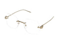Cartier CT0646O Gold Metal Frame Eyeglasses — Gold