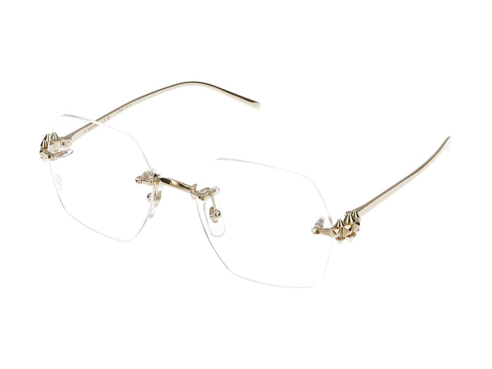 Cartier CT0646O Gold Metal Frame Eyeglasses — Gold