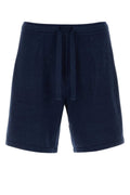 Dolce & Gabbana Cotton-Nylon Bermuda Shorts — Navy