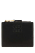 Miu Miu Nappa Leather Wallet — Black