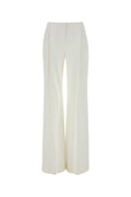 Ermanno Scervino Acetate-Viscose Wide-Leg Trousers — White