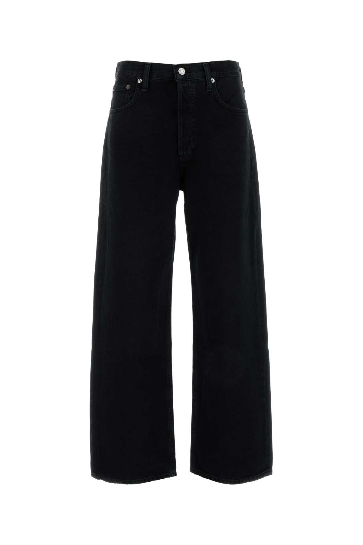 Agolde Crshd Jeans — Black