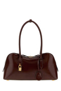 Stella McCartney Curved Silhouette Shoulder Bag — Brown