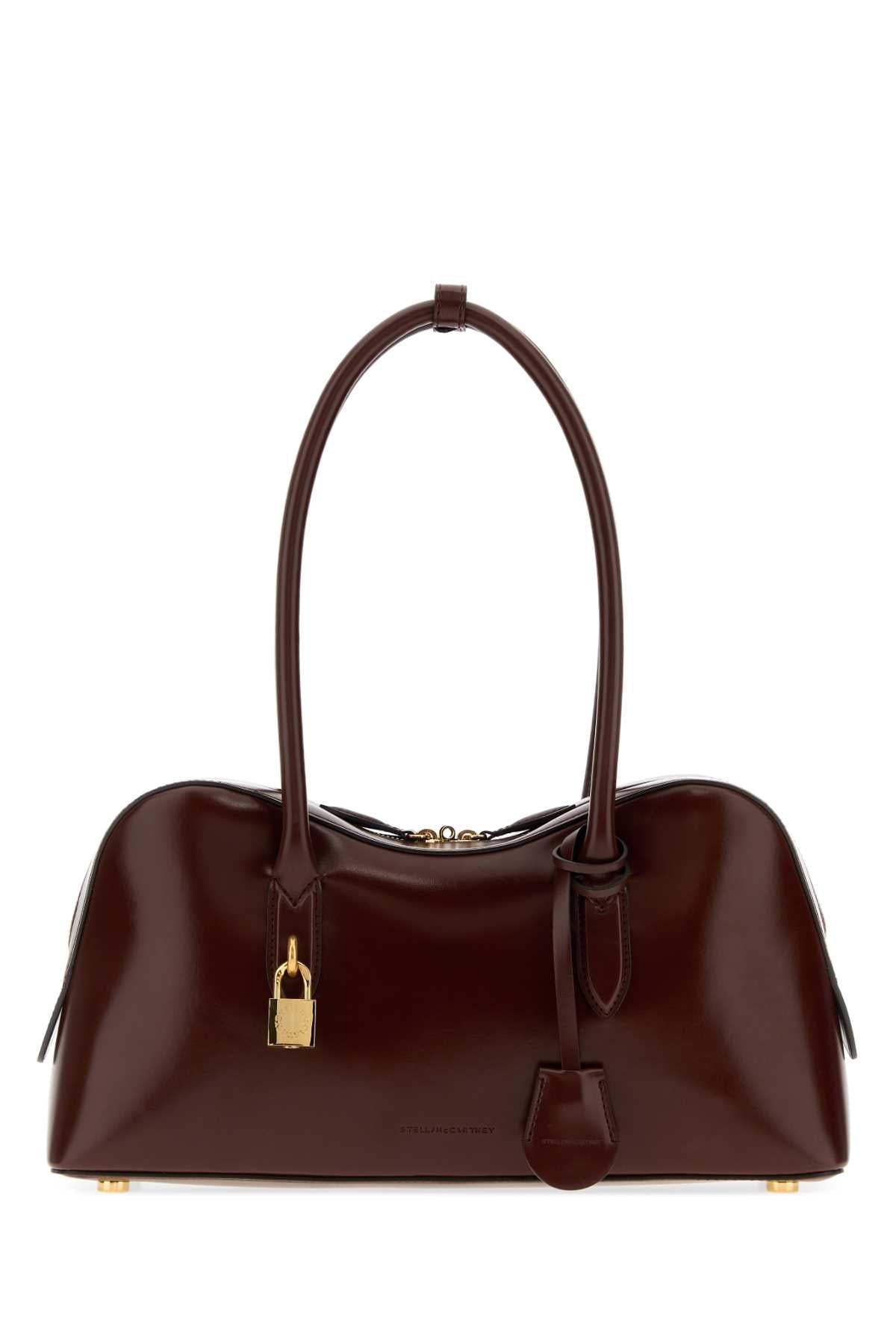 Stella McCartney Curved Silhouette Shoulder Bag — Brown