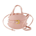 Balmain Calfskin Leather Top Handle Bag — Pink