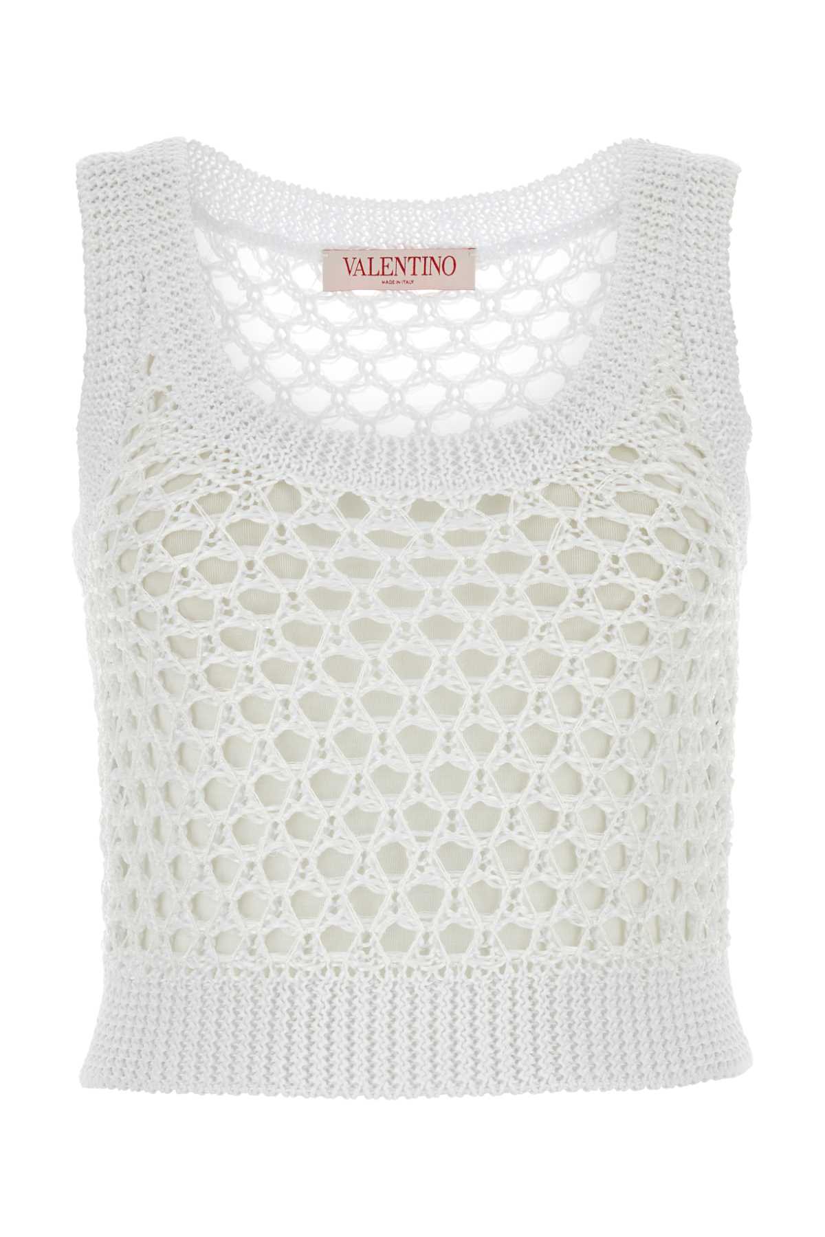 Valentino Garavani Maglia Tank Top — White