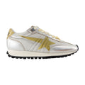 Golden Goose Deluxe Brand Metallic Leather Sneaker — Silver