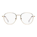 Marc Jacobs Octagonal Metal Frame Eyeglasses — Gold