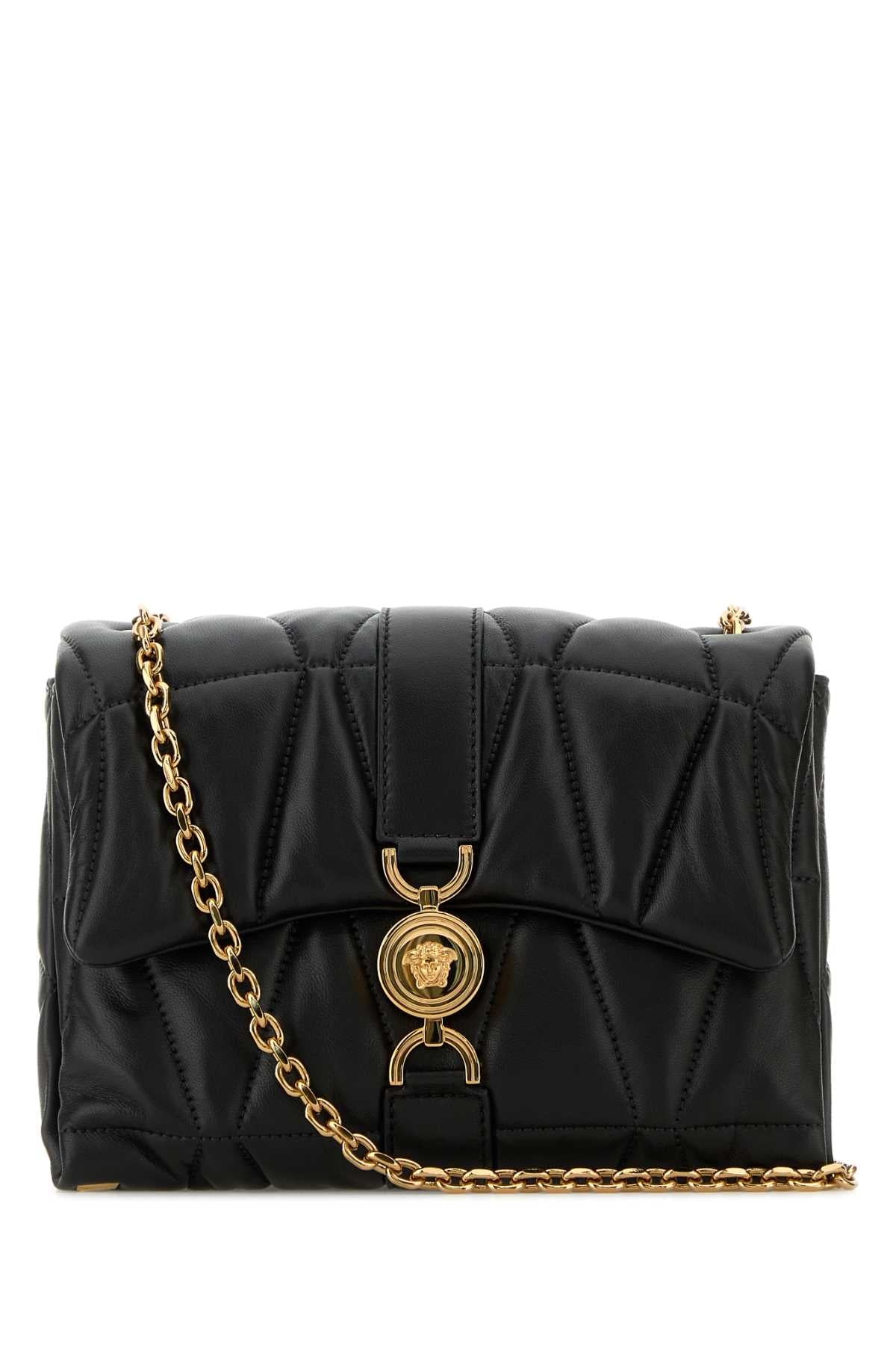 Versace Kleio Shoulder Bag — Black