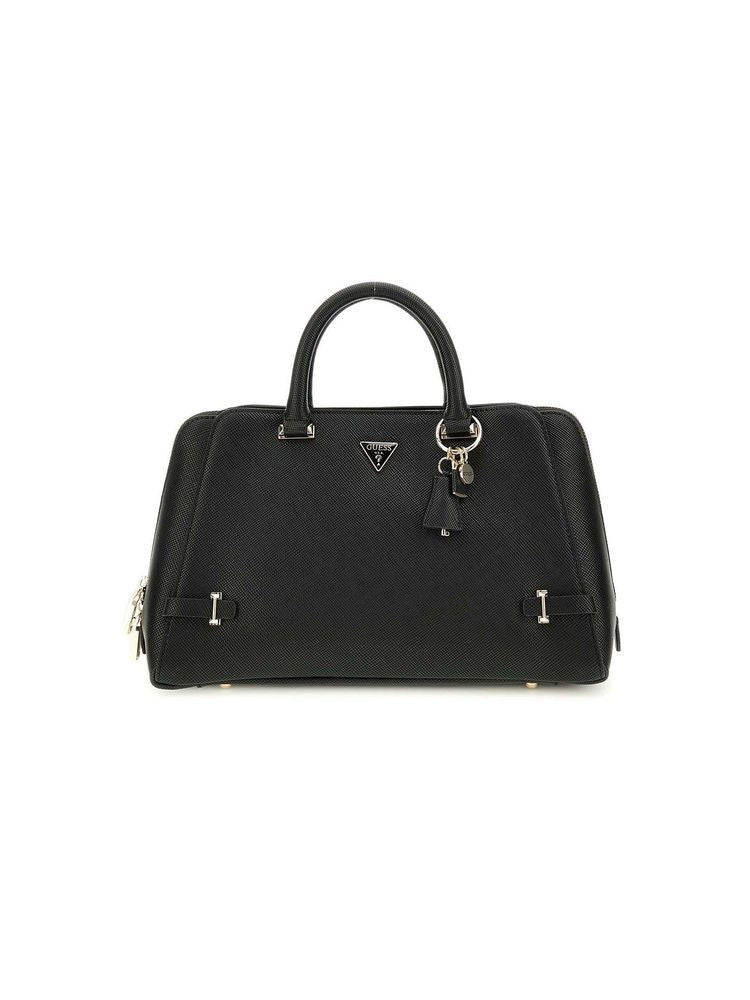 Guess Rosalba Satchel Bag — Black