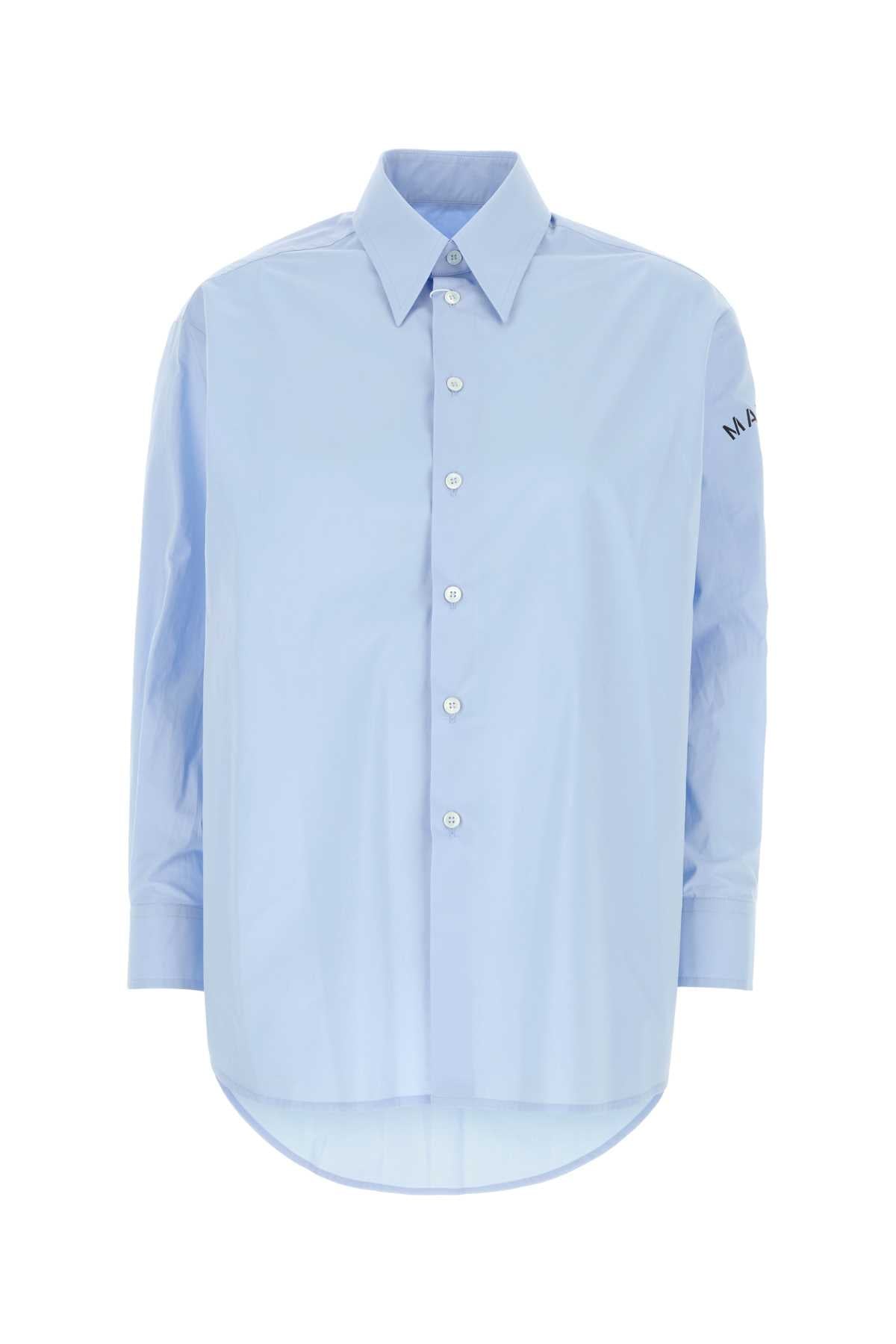 MM6 Maison Margiela Poplin Shirt — Blue