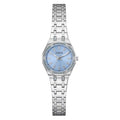 Guess Crystal-Set Stainless Steel Watch — Silver