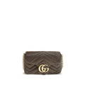 Bolso de hombro Gucci GG Marmont — Marrón
