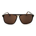 Chopard SCH2930722 Aviator Full Rim Sunglasses — Brown