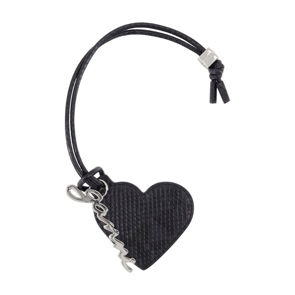 Ganni Bou Heart Belt — Black
