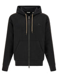 Burberry Check Hoodie — Black