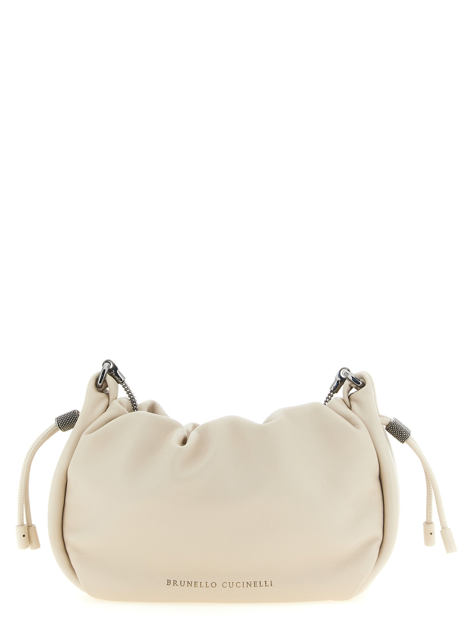 Brunello Cucinelli Crossbody Bag — White