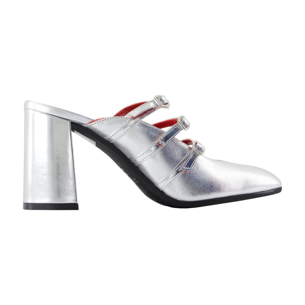 Carel Fatale Mule — Silver