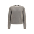Rick Owens Cashmere-Blend Crewneck Sweater — Gray