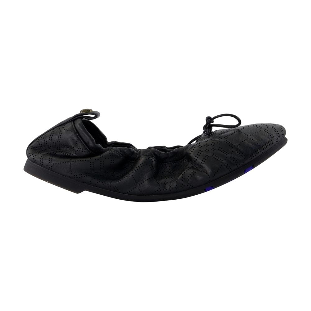 Burberry Lf Fawn 05 Ballet Flat — Black