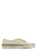 Bally Canvas Low-Top Sneaker — Beige