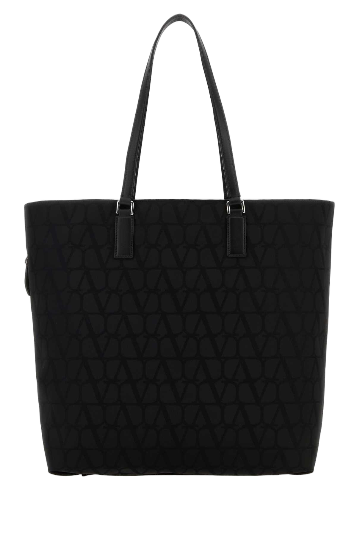 Valentino Garavani Quilted Nylon Tote Bag — Black