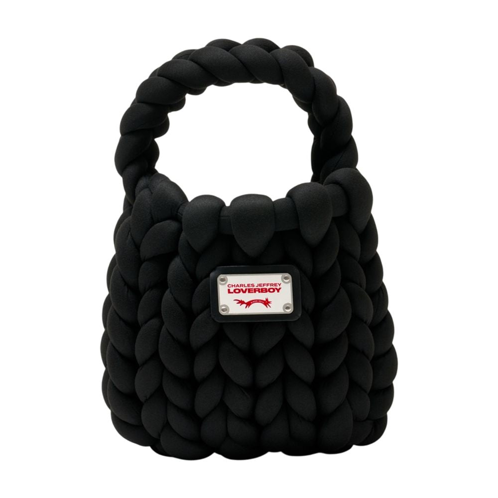 Charles Jeffrey Loverboy Marshmallow Mini Bag — Black