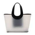 SamsøE SamsøE Two-Tone Synthetic Tote Bag — Beige