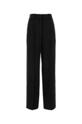 Jil Sander Acetate Viscose Trousers — Black