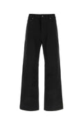Balenciaga Cotton Trousers — Black