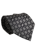 Dolce & Gabbana DG Logo Silk Necktie — Black