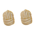 Self-Portrait Knot Earrings — Gold