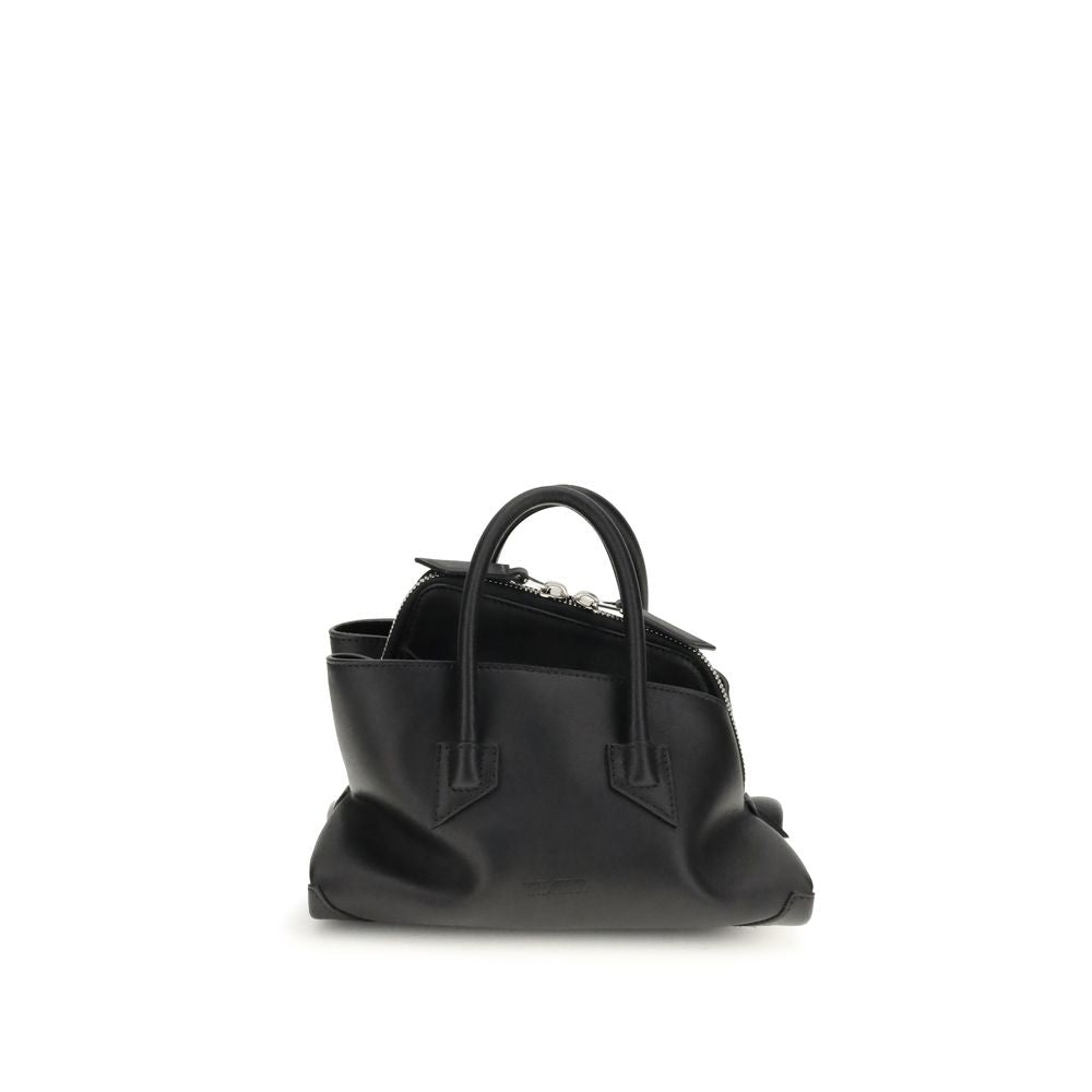 The Attico La Passeggiata Top Handle Bag — Black