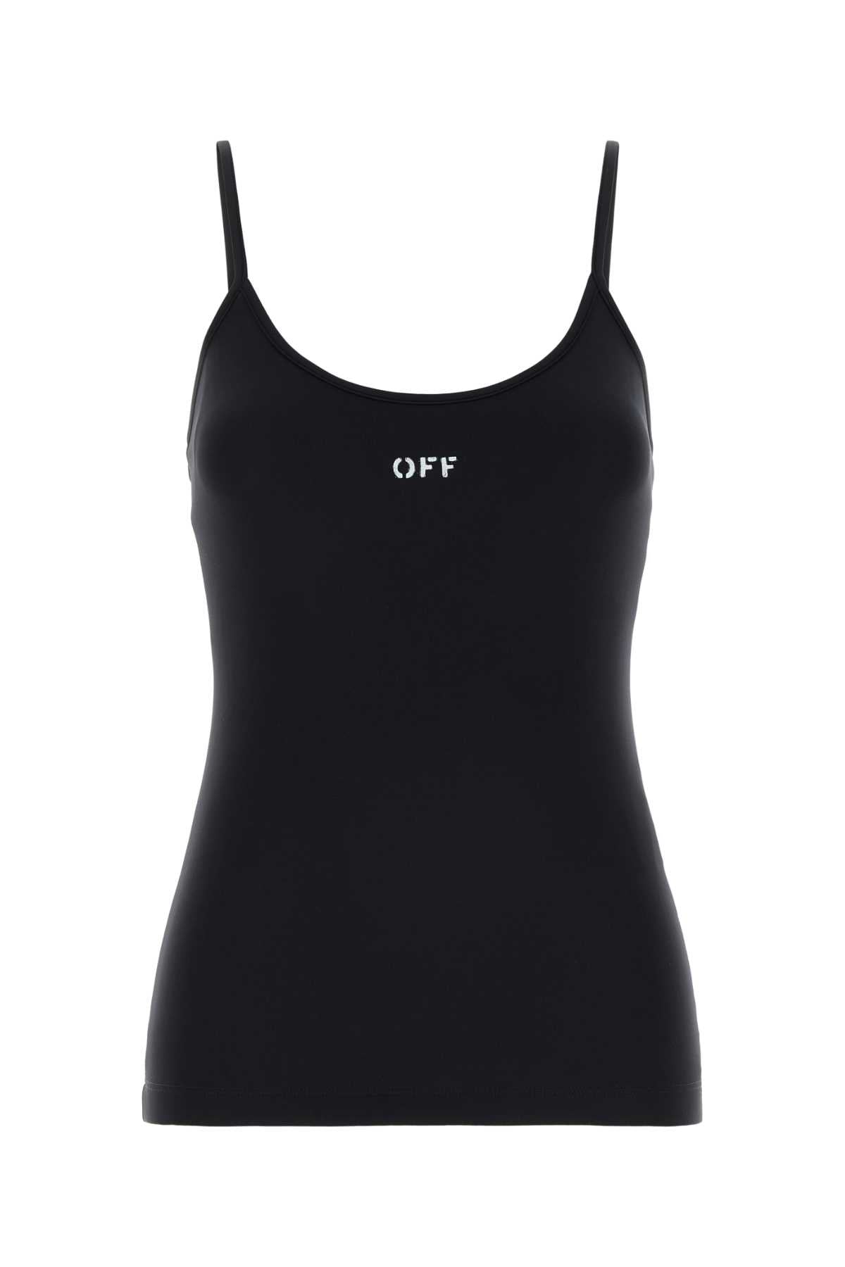 Off-White Stamp Tank Top — Black