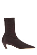 Khaite Arizona Ankle Boot — Bordeaux