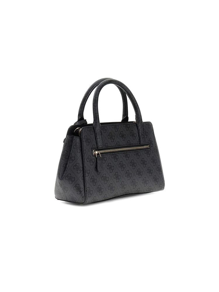 Guess Logo-Printed Shoulder Bag — Gray