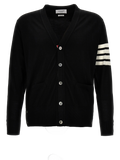 Thom Browne Virgin Wool Cardigan — Black