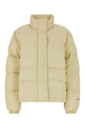 Jil Sander Quilted Down-Filled Down Jacket — Beige