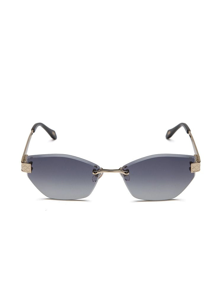 Just Cavalli SJC202 Metal Rimless Sunglasses — Rose gold